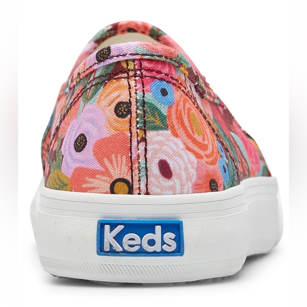 Keds Rifle Paper Co Double Decker Floral Slip-On Sneakers - size 8.5 - Picture 2 of 10